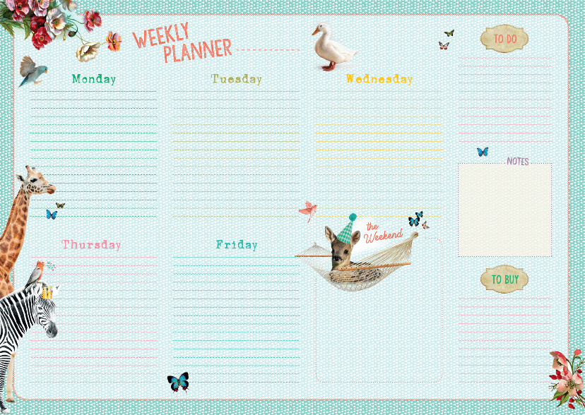 WEEKPLANNER VINTAGE