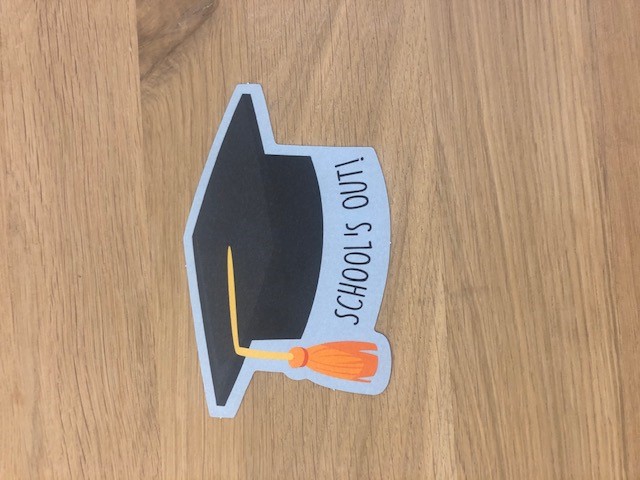 EINDESCHOOLJAAR LABEL TOPKAART