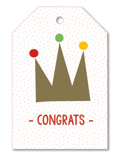 GIFTTAG 'CONGRATS'