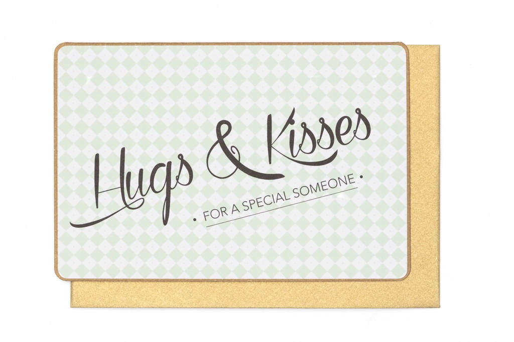 HUGS & KISSES FOR A SPECIAL SOMEONE ….