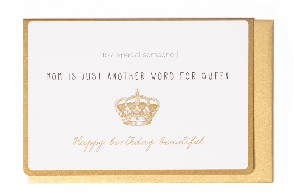 MOM IS JUST ANOTHER WORD FOR QUEEN | Enfant Terrible