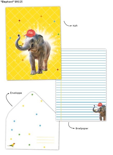 [BR025] BRIEFPAPIER 'OLIFANT'