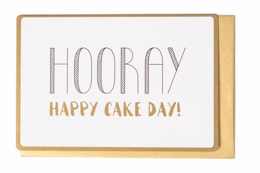 [LW2042] HOORAY HAPPY CAKE DAY!