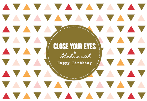 [SS2409] CLOSE YOUR EYES & MAKE A WISH HAPPY BIRTHDAY
