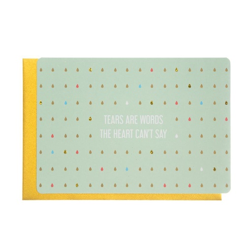 [FF2700] TEARS ARE WORDS THE HEART CAN'T SAY