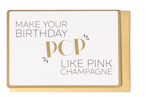 [LW2061] MAKE YOUR BIRTHDAY POP LIKE PINK CHAMPAGNE