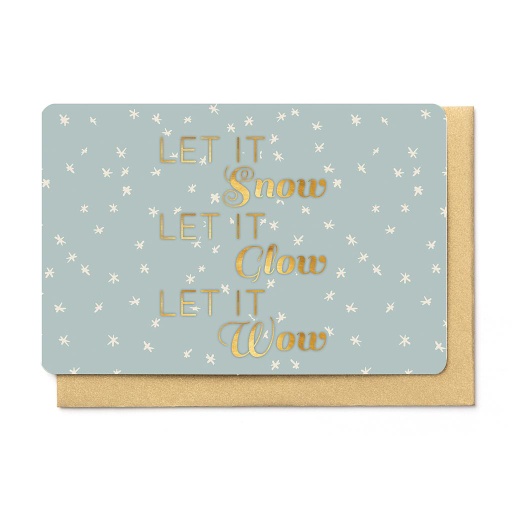 [KBB1360] LET IS SNOW - LET IT GLOW - LET IT WOW