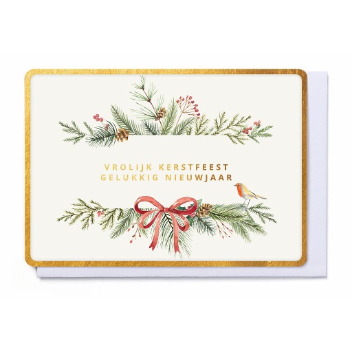 [KFB1343] VROLIJK KERSTFEEST EN GELUKKIG NIEUWJAAR
