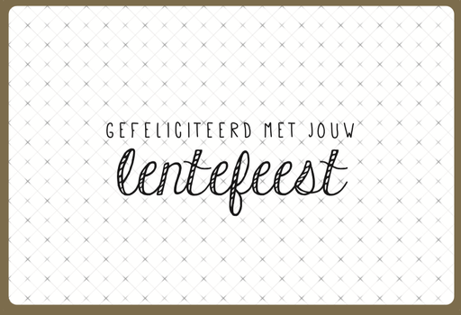 [C2106] GEFELICITEERD MET JOUW LENTEFEEST