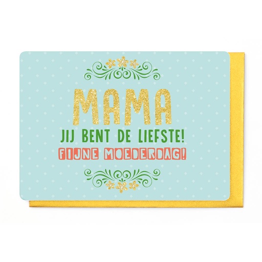 [SMD3505] MAMA JIJ BENT DE LIEFSTE - FIJNE MOEDERDAG!