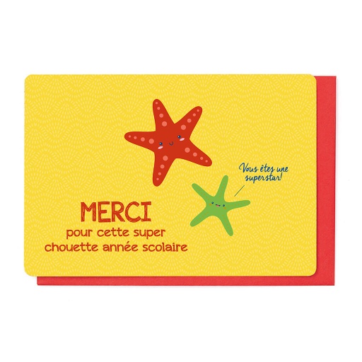 [ESJ3620] MERCI POUR CETTE SUPER CHOUETTE ANNÉE SCOLAIRE