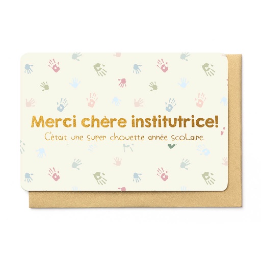 [ESJ3626] MERCI CHÈRE INSTITUTRICE