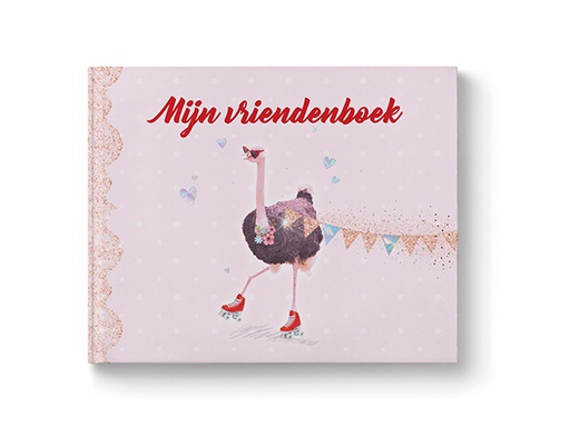 [VB0238] VRIENDENBOEKJE STRUISVOGEL
