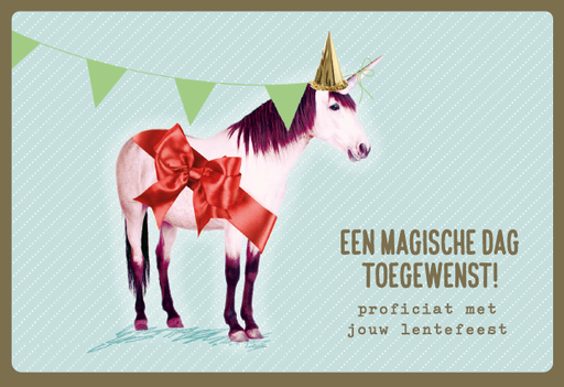 [C2137] EEN MAGISCHE DAG TOEGEWENST! PROFICIAT MET JOUW LENTEFEEST