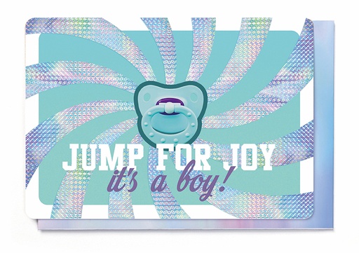 [HM3822] JUMP FOR JOY - IT'S A BOY