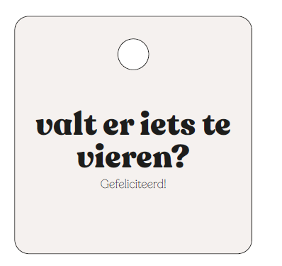 [MQ10] CADEAUKAARTJE - VALT ER IETS TE VIEREN?