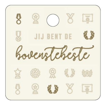 [MBB09] CADEAUKAARTJE - JIJ BENT DE BOVENSTEBESTE