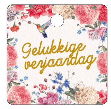 [MFB08] CADEAUKAARTJE - GELUKKIGE VERJAARDAG