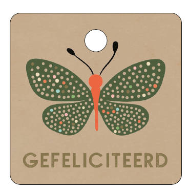 [MSC02] CADEAUKAARTJE - GEFELICITEERD