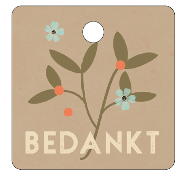 [MSC10] CADEAUKAARTJE - BEDANKT