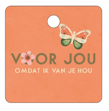 [MSC13] CADEAUKAARTJE - VOOR JOU OMDAT IK VAN JE HOU