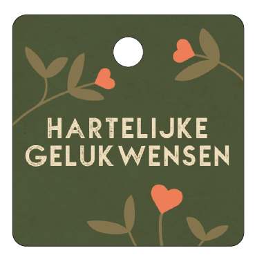 [MSC15] CADEAUKAARTJE - HARTELIJKE GELUKWENSEN