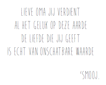 [MS11] CADEAUKAARTJE - OMA