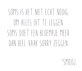 [MS12] CADEAUKAARTJE - SORRY