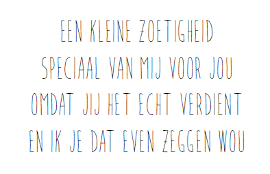 [MS22] CADEAUKAARTJE - SWEETS 6