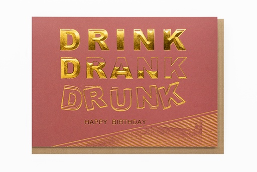 [O4111] DRINK DRANK DRUNK