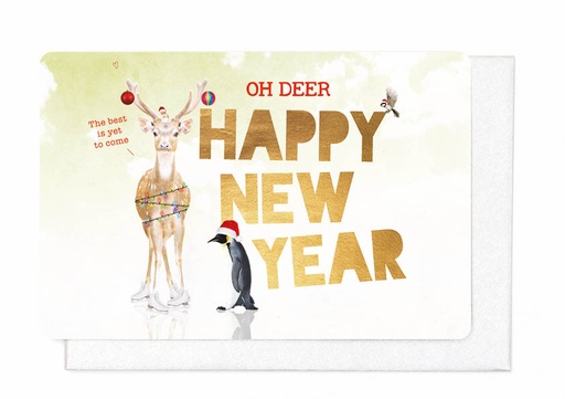 [KP310] OH DEER HAPPY NEW YEAR