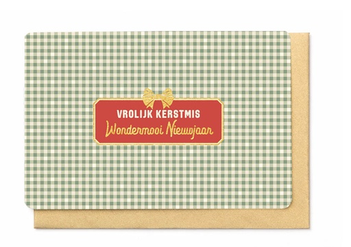 [KP318] VROLIJK KERSTMIS WONDERMOOI NIEUWJAAR