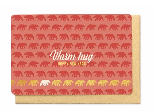 [KP322] WARM HUG HAPPY NEW YEAR