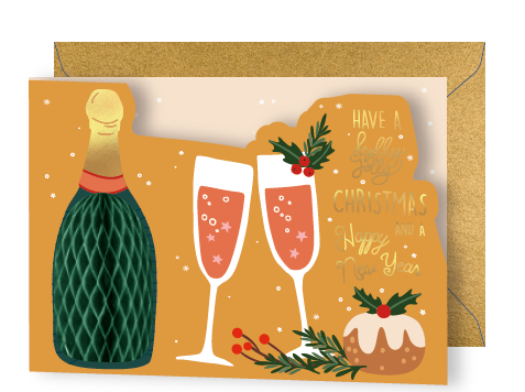 [HCXM1593] HAVE A HOLLY JOLLY CHRISTMAS AND A HAPPY NEW YEAR