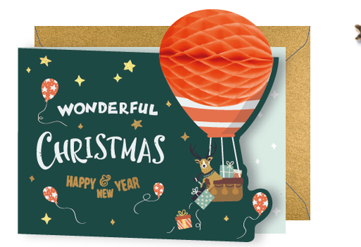 [HCXM1596] WONDERFUL CHRISTMAS &amp; HAPPY NEW YEAR
