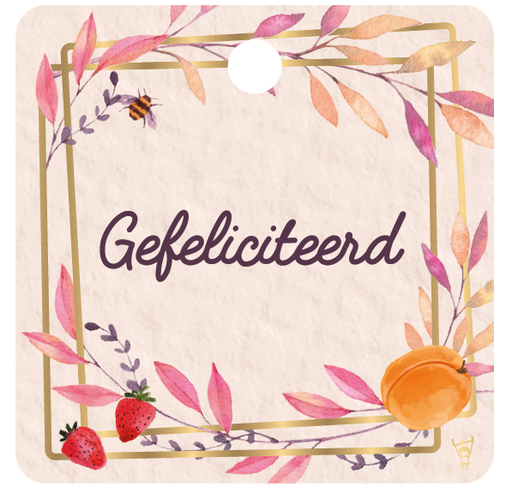 [MFB19] CADEAUKAARTJE - GEFELICITEERD