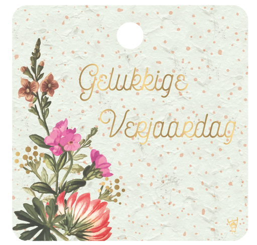[MFB21] CADEAUKAARTJE - GELUKKIGE VERJAARDAG
