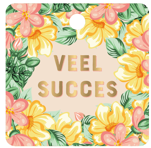 [MFB22] CADEAUKAARTJE - VEEL SUCCES