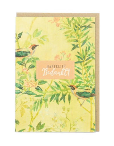 [BN3267] HARTELIJK BEDANKT