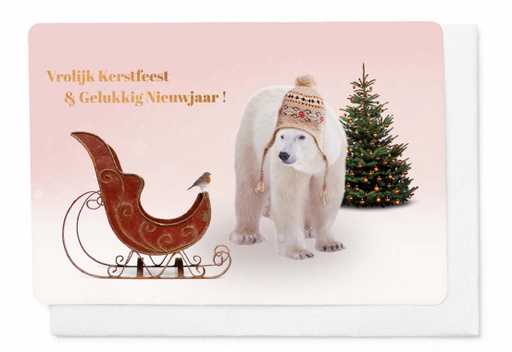 [KP323] VROLIJK KERSTFEEST & GELUKKIG NIEUWJAAR