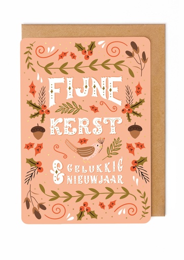 [CC7235] FIJNE KERST & GELUKKIG NIEUWJAAR