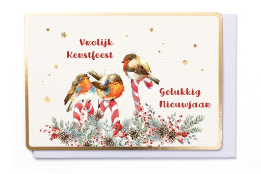 [KFB1397] VROLIJK KERSTFEEST - GELUKKIG NIEUWJAAR