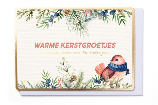 [KFB1403] WARME KERSTGROETJES EN DE BESTE WENSEN VOOR HET NIEUWE JAAR