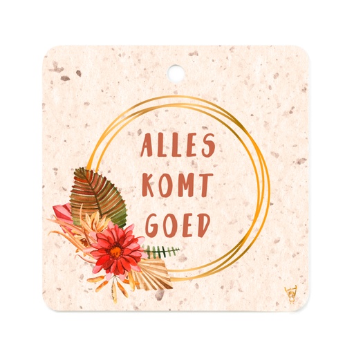 [MSP06-O] CADEAUKAARTJE - ALLES KOMT GOED