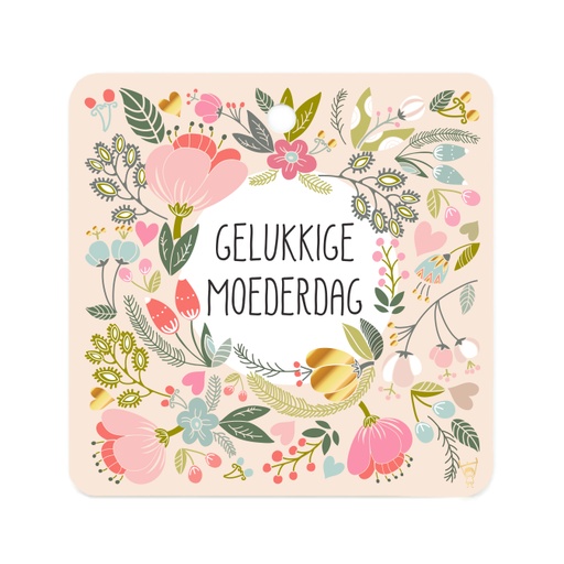 [MSV05-O] CADEAUKAARTJE - GELUKKIGE MOEDERDAG