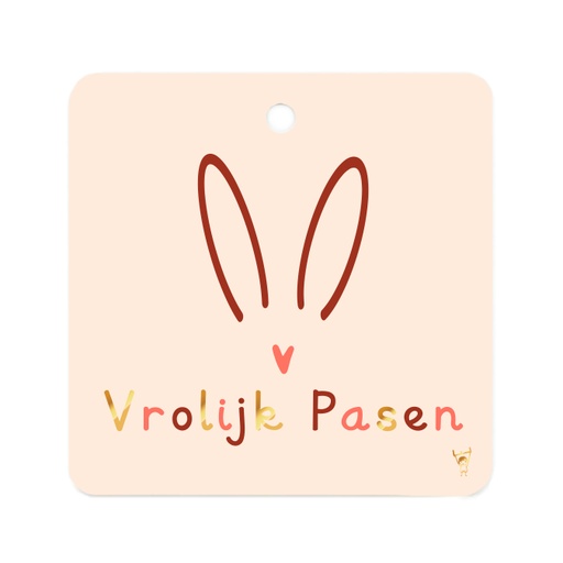 [MSMD08-O] CADEAUKAARTJE - VROLIJK PASEN 