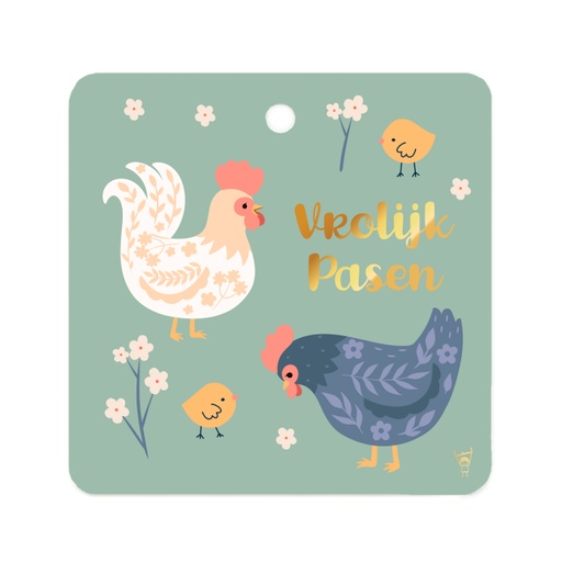 [MSMD08-O] CADEAUKAARTJE - VROLIJK PASEN  