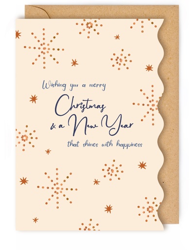 [DTEXM7316] WISHING YOU A MERRY CHRISTMAS & A NEW YEAR THAT SHINES WITH HAPPINESS
