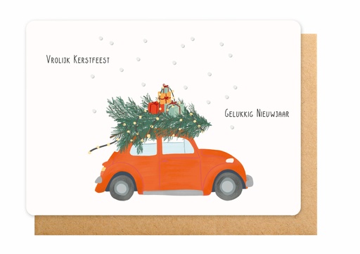 [LS7446] VROLIJK KERSTFEEST - GELUKKIG NIEUWJAAR