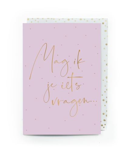 [LR8640] MAG IK JE IETS VRAGEN...